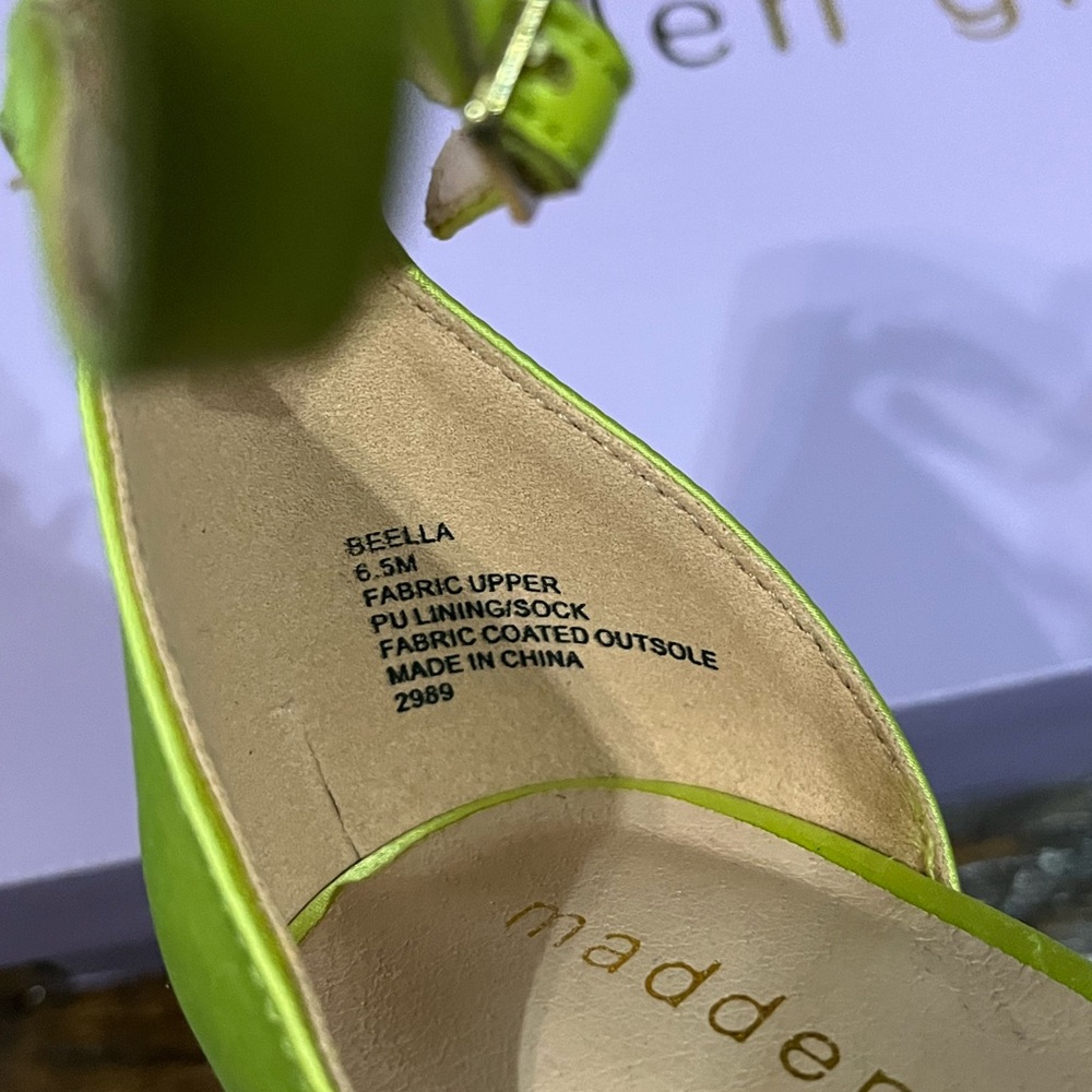 Madden Girl Block Heel Open Toe Dress Heels - Picture 6 of 8
